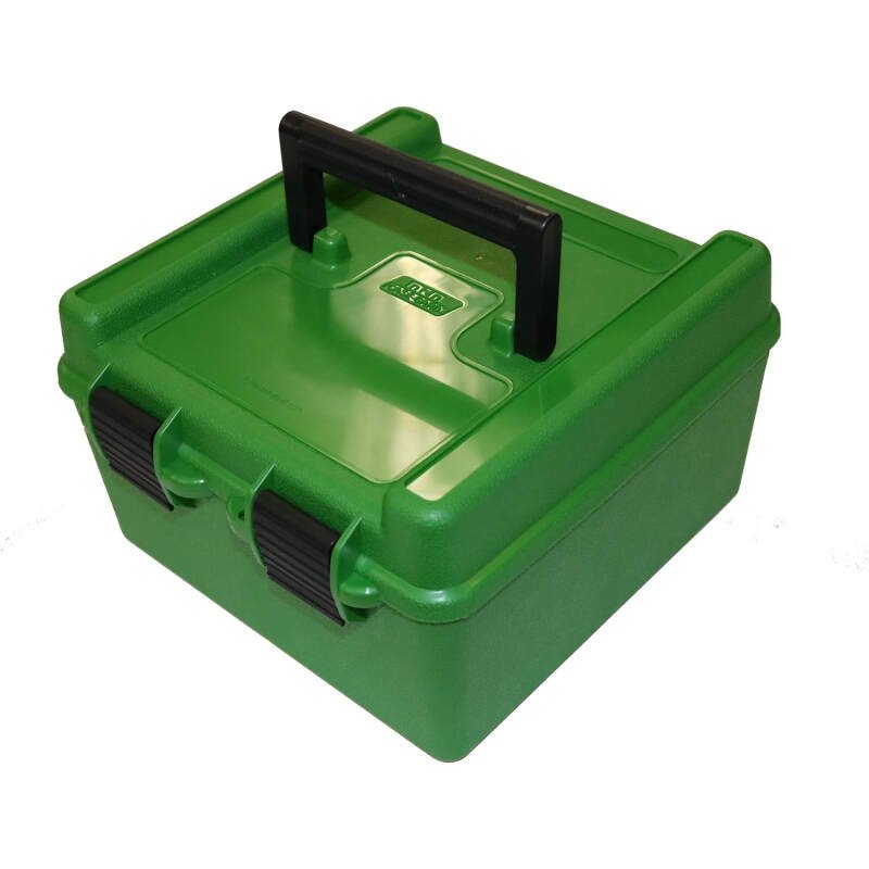 MTM R-100-MAG Deluxe 100 Round Rifle Ammo Box 300 WSM 375 Win Mag 7mm Rem Mag