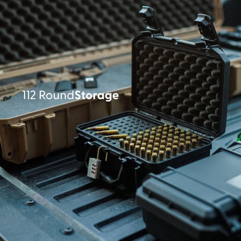 Evergreen Rifle Ammo Cases – Multiple Options – Compatible with 223, 5.56, 300 BLK, 7.62/43 Win, 6.5 Creedmoor, 30-06 / 12GA, 16GA, 20GA / 7.62, 30-06, 308 Win / 338 Lapua