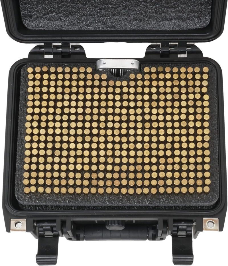 Case Club 22LR Qty 308-1760 Ammo Case – Long Term Storage Case Includes Silica Gel Dessicant to Help Absorb Moisture (Lockable & Non-Lockable Options)