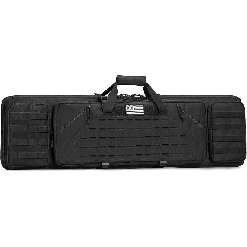 CVLIFE 36″ 42″ Soft Rifle Case Tactical Double Long Gun Bag,with Lockable Zipper and Backpack Strap,Rifle Backpack Rifle Bag Gun Case for Outdoor Hunting Shooting Range