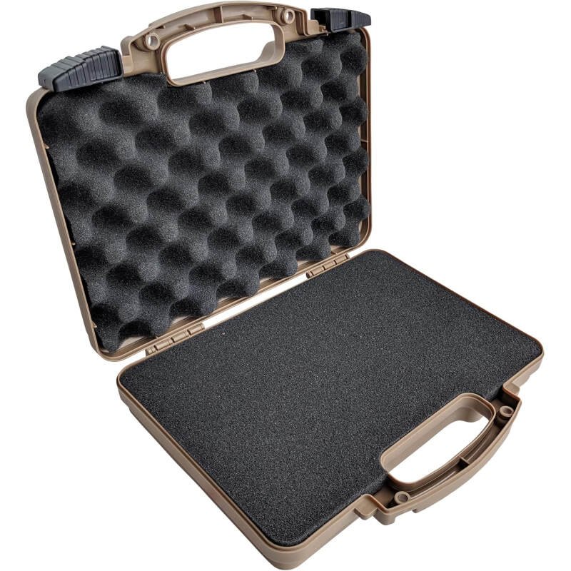 Cedar Mill Fine Firearms TSA Approved Gun Case – Gun Carry-on Bag for Handgun & 9mm Pistol, Revolver – Airline Approved Hard Case – Travel Pistol Carrying Bag (12.3” x 10.5”)