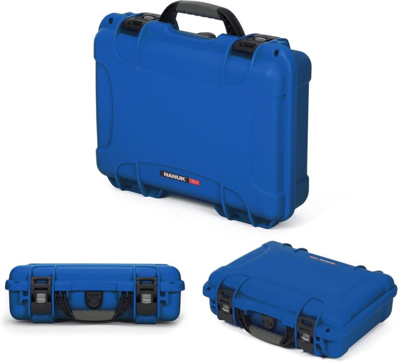 Nanuk 910 Waterproof Hard Case with Foam Insert – Blue (910-1008)