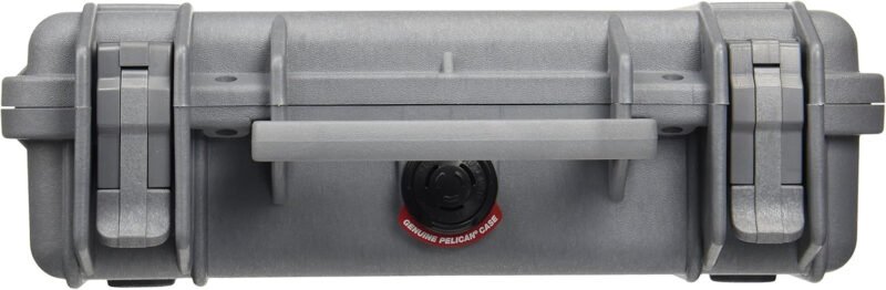 Pelican 1170 Case with Foam – Multi-Purpose Hard Shell Case with Foam for Camera, Drone, Pistol, Equipment, Electronics, and Gear (Silver)