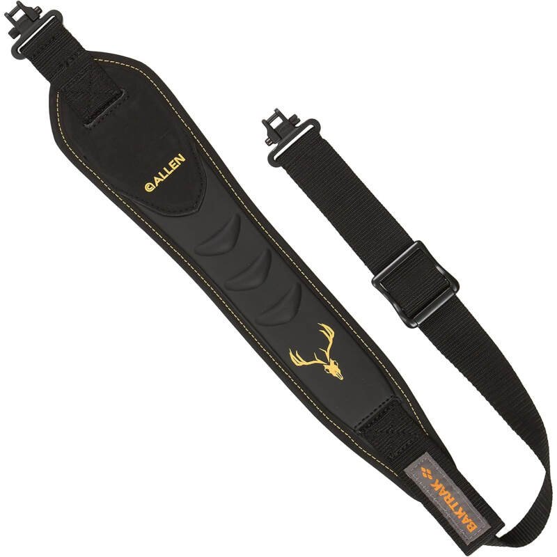 Bullet BakTrak 2-Point Rifle and Shotgun Sling – Rubber Grip with Swivels – Ideal for Hunting and Shooting – Gun Strap