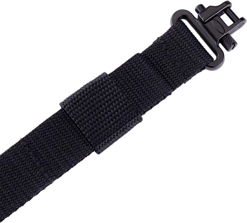 BOOSTEADY Two Point Gun Sling with Shoulder Pad, Gun Strap with Swivel, Non-Slip Backing, 1 Inch Nylon Webbing