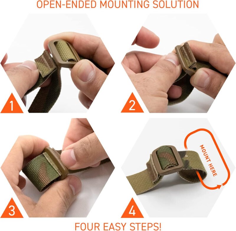 ESD Sling Tactical Rifle Sling | Two-Point | Mil-Spec | Quick Adjust | Lightweight | Integrated Elastic Retention | Trusted by Special Operations | USA Made