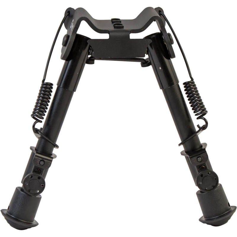 Caldwell M-Lok KeyMod Bipod with Low Profile and Twist Lock for Polymer Handguards on Long Gun Rifle for Tactical Shooting Range and Sport