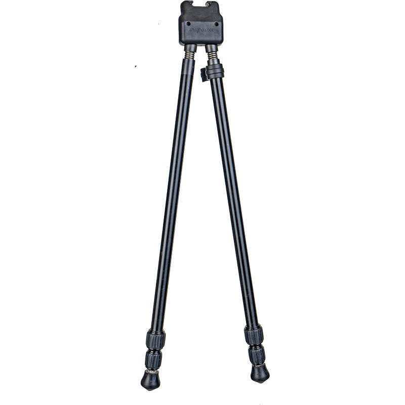 SWAGGER QD42 Quick Detach Hybrid Bipod/Shooting Stick, Compact Hunting Bipod 14″ to 42″ Range for Rifle, Crossbow, Shotgun, Shoot from Seated Positions, Ground Blinds, or Tree Stands