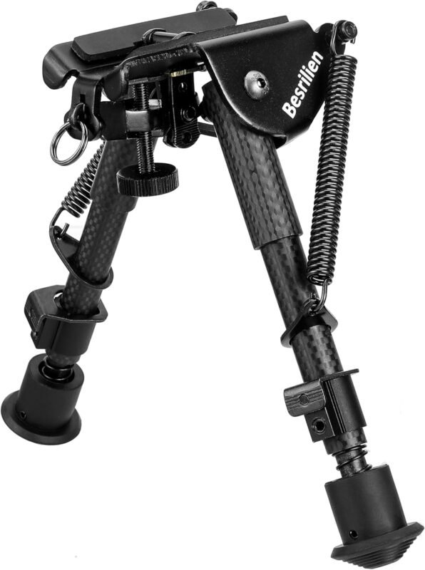 Besrilien Rifle Bipod Sling Swivel Stud Mount 6-9 Inches Bipods for Rifles Heavy Duty