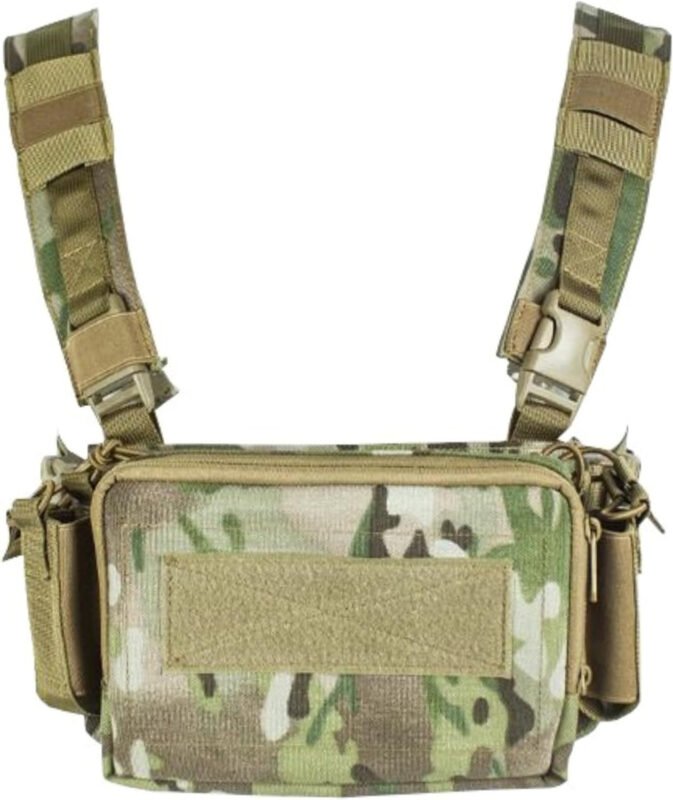 Black Tide Concepts Tactical Chest Rig| Navy Seal Designed, Tested & Guaranteed|Durable Chest Rig w/MOLLE Pouch