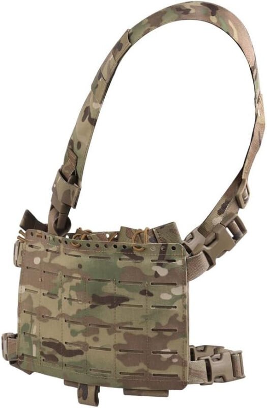Chest Rig Quick Rlease Fit For MOLLE Mag Pouch Radio GP Bag