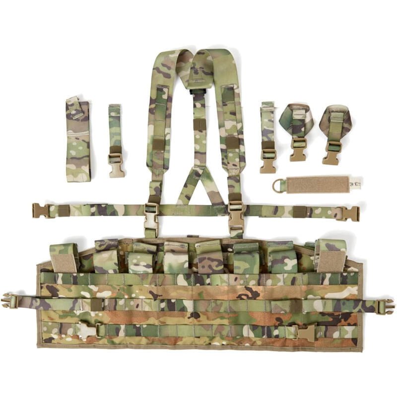 MT Military Chest Rig MOLLE II (TAP) Vest with Straps Multicam/OCP