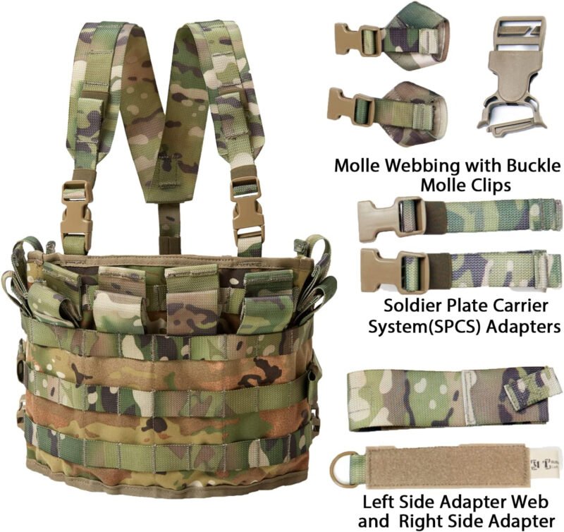 MT Military Chest Rig MOLLE II (TAP) Vest with Straps Multicam/OCP