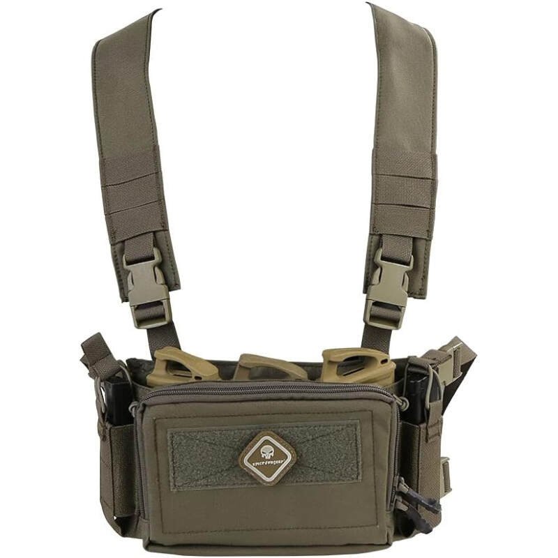 emersongear D3CR Micro Chest Vest,Mini Style,Compatible with Chest Strap/Tac Backpack/Tac Vest,Unisex
