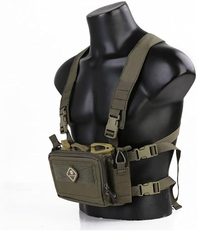 emersongear D3CR Micro Chest Vest,Mini Style,Compatible with Chest Strap/Tac Backpack/Tac Vest,Unisex