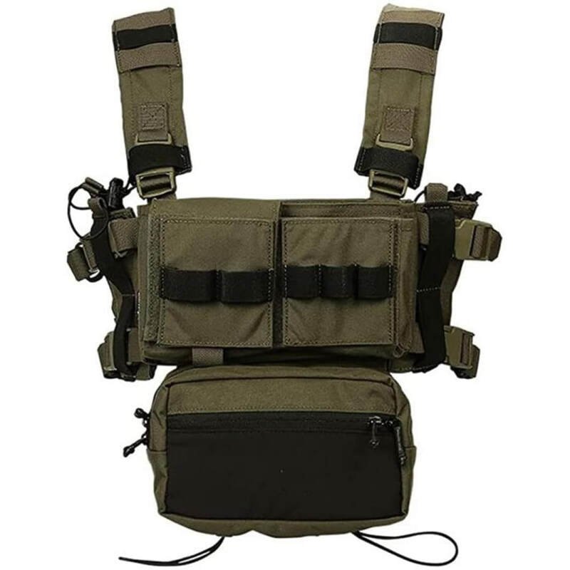 EMERSONGEAR Tactical Micro Vest, MK3 Modular Micro Fight Chest Rig