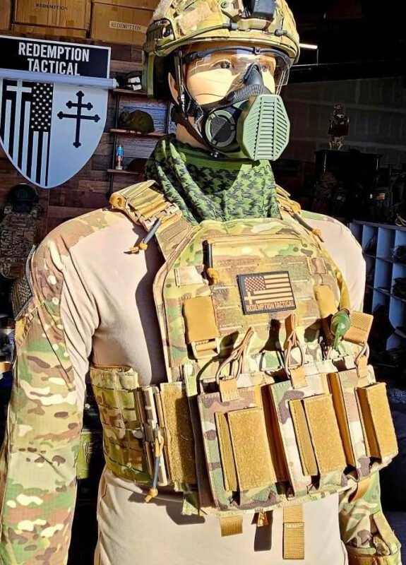 Crusader 2.0 Tactical Molle Quick Release Buckles Vest with Side Cummerbund Pouches and Triple mag Pouch
