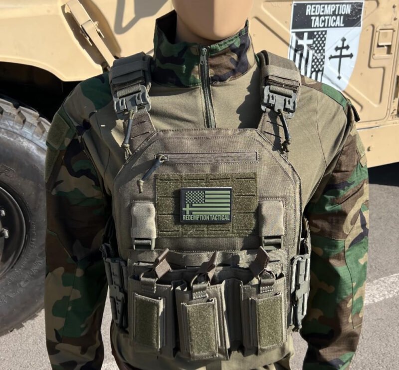 Redemption Crusader 2.0 Molle Quick Release Buckles Vest with Side Cummerbund Pouches and Triple Pouch