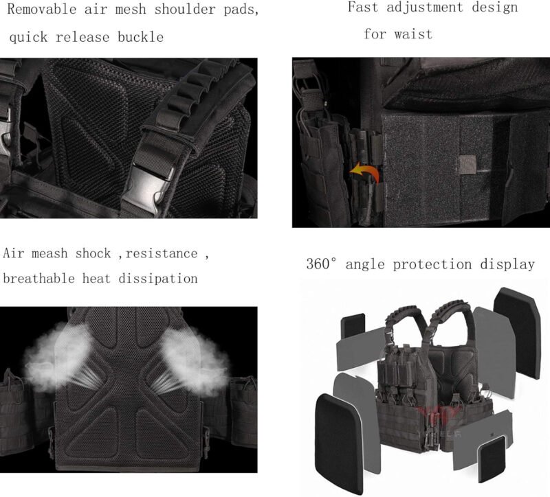 vAv YAKEDA Camo Tactical Outdoor Carrier Vest