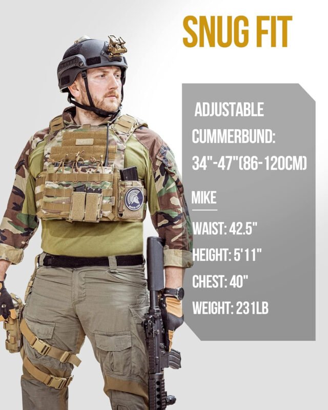 OneTigris DOOM Tactical Vest, Adjustable  Vest MOLLE Vest for Men