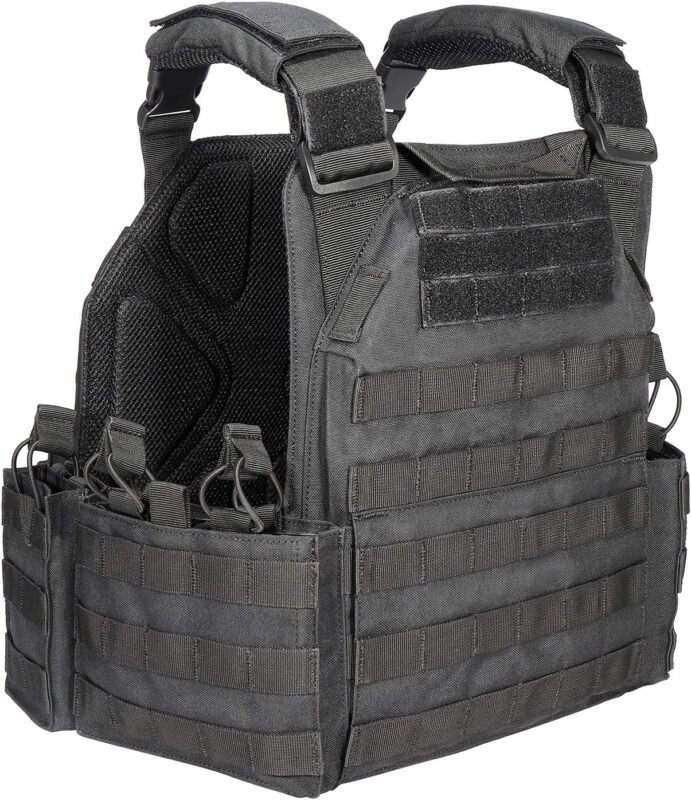 vAv YAKEDA Tactical Vest for Men Quick Release Outdoor  Vest Adjustable for Adults