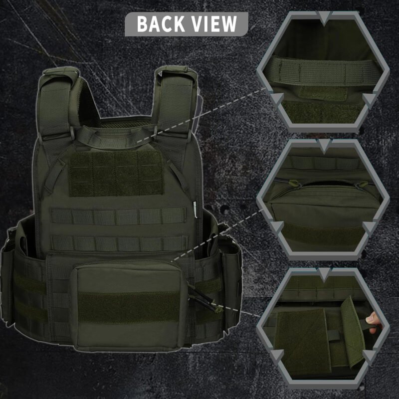Tactical Vest for Men Molle Security  Vest Adult