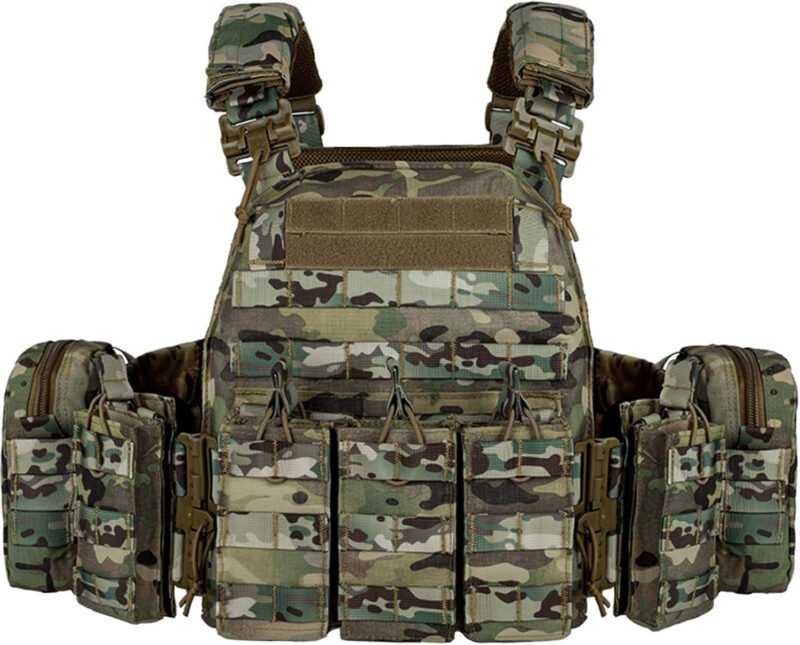 vAv YAKEDA Tactical Outdoor Vest Quick Release Adjustable Hunting Vest with PALS Molle System