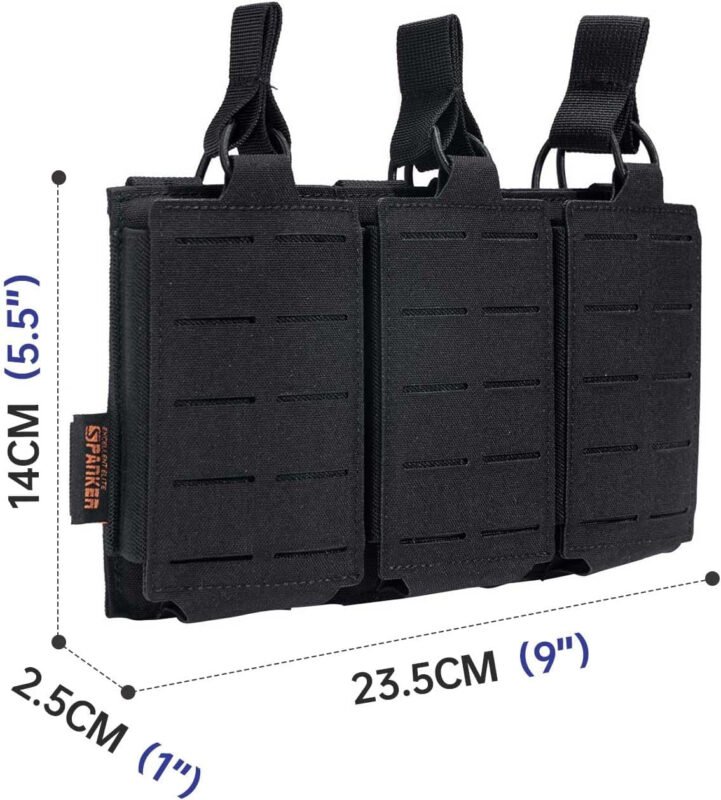 EXCELLENT ELITE SPANKER Tactical Mag Pouch Open-Top Single/Double/Triple Molle Magazine Pouch for Magazines M4 M16 AR-15 5.56