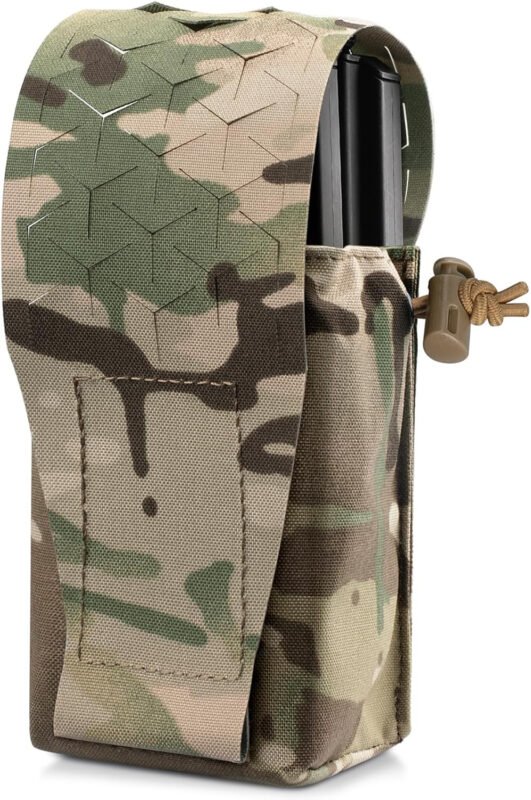 WYNEX MOLLE Double Mag Pouch, Small Tacical GP Mags Holder Compact Radio Pouches Utility EDC Pouch Organizer for Vest/Belt