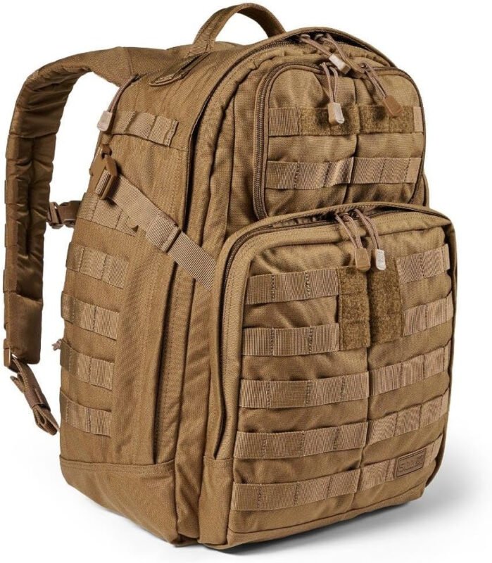 5.11 Tactical Backpack, RUSH 24 2.0 Military Survival Molle Back Pack with Laptop Compartment, 37L, Style 56563ABR/56564ABR