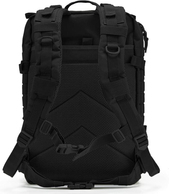 QT&QY 45L Military Tactical Backpacks For Men Camping Hiking Trekking Daypack Bug Out Bag Lage MOLLE 3 Day Assault Pack