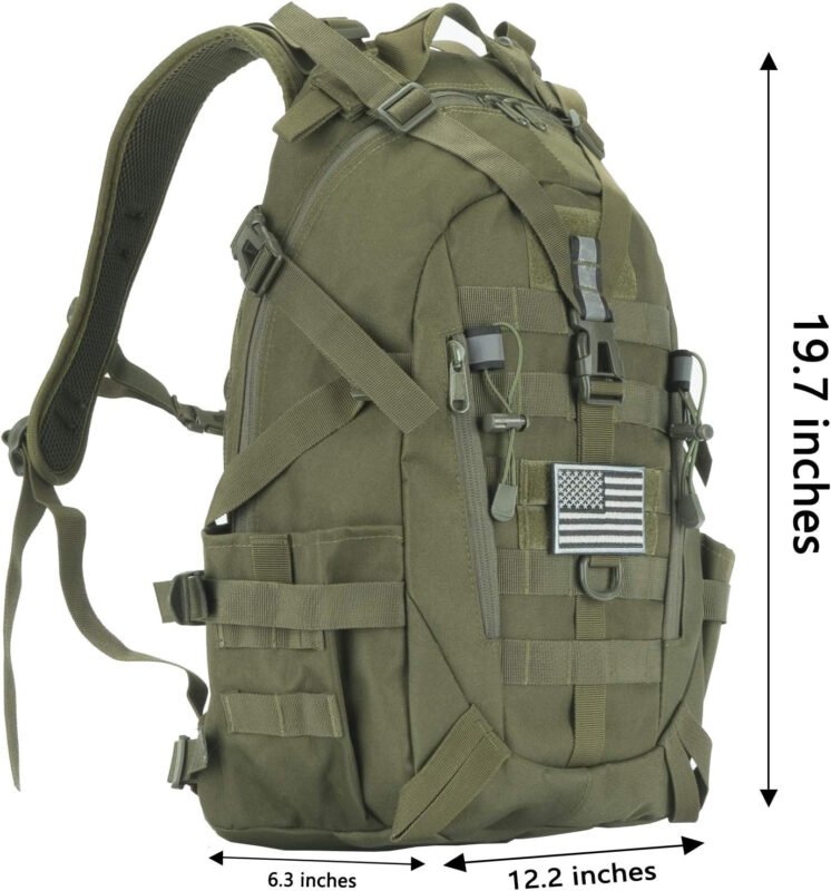Tactical Backpack Military Molle Bag Camping Trekking Fishing Gym Traveling Motorcycle Hiking Daypack