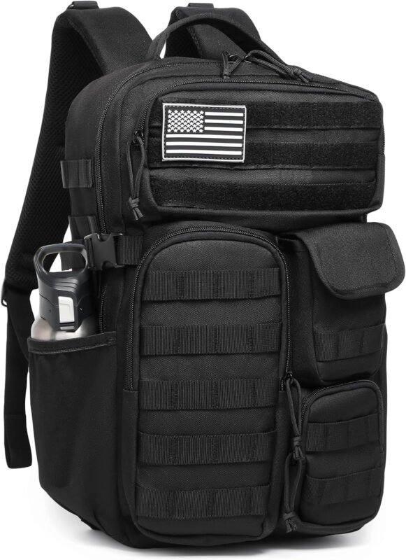 Wotony Men’s Tactical Backpack – Military waterproof backpack with multiple pockets and tactical gear for the outdoors