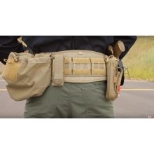 combat belt loaded up for action