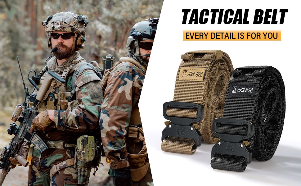 Tactical Battle Belt with Buckle