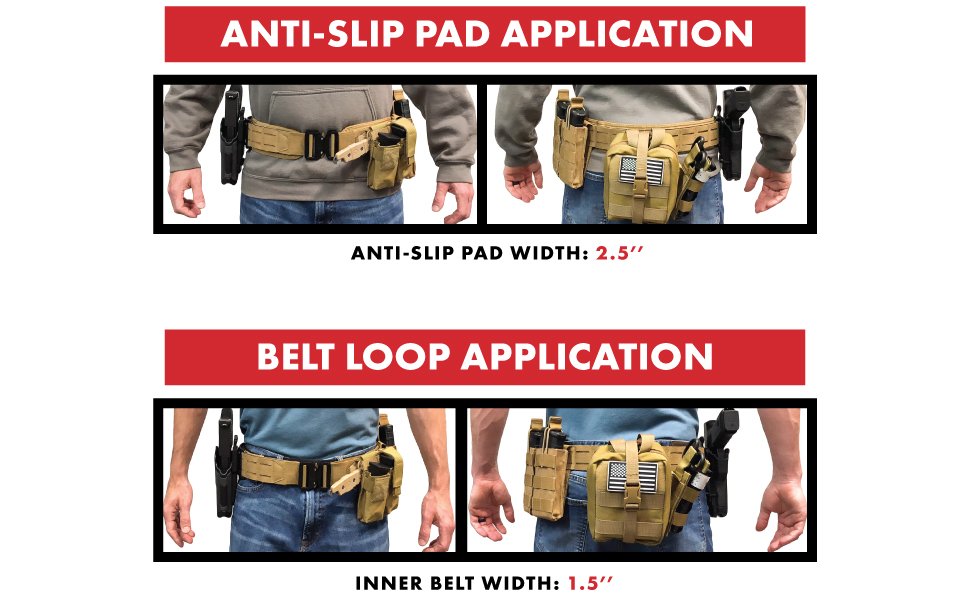 Anti Slip Pad and belt Loop Applications