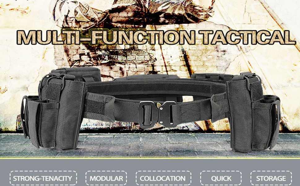 Multi function tactical belt