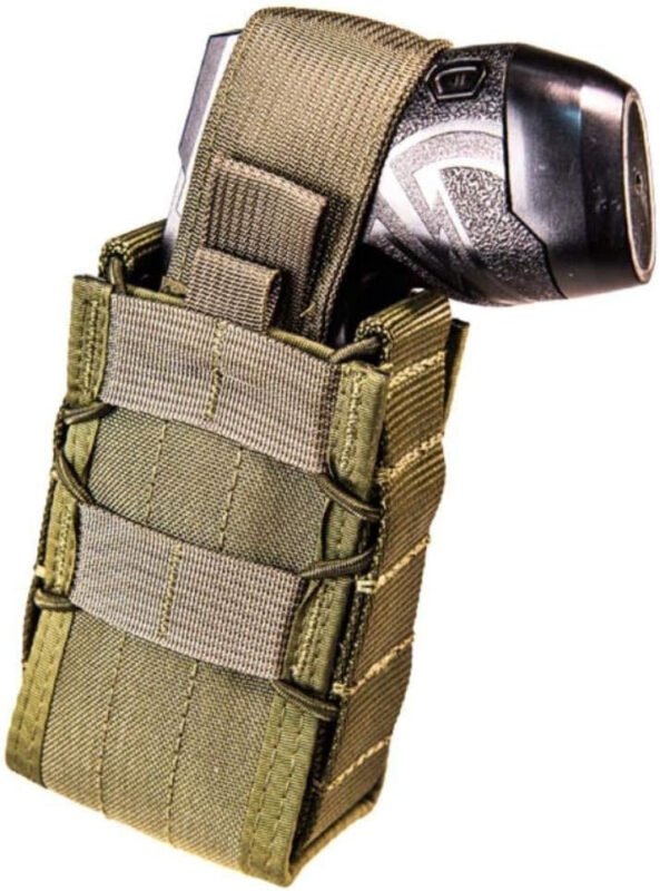 High Speed Gear Stun Gun Taco Holster | Fits X26 and X2 Tasers | MOLLE Compatible for PALS, Battle Belts and More