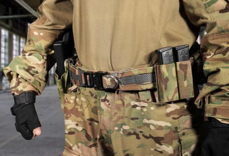 PETAC GEAR Tactical Belt Low Profile Molle Battle Cobra Belt Laser-Cut Tegris Rigid Shooting Gun Duty Belts