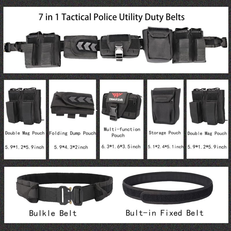 Tactical Battle Belt Quick Release Rigger 1.75 Inch Inner & Outer  Belt Heavy Duty Belts for Men