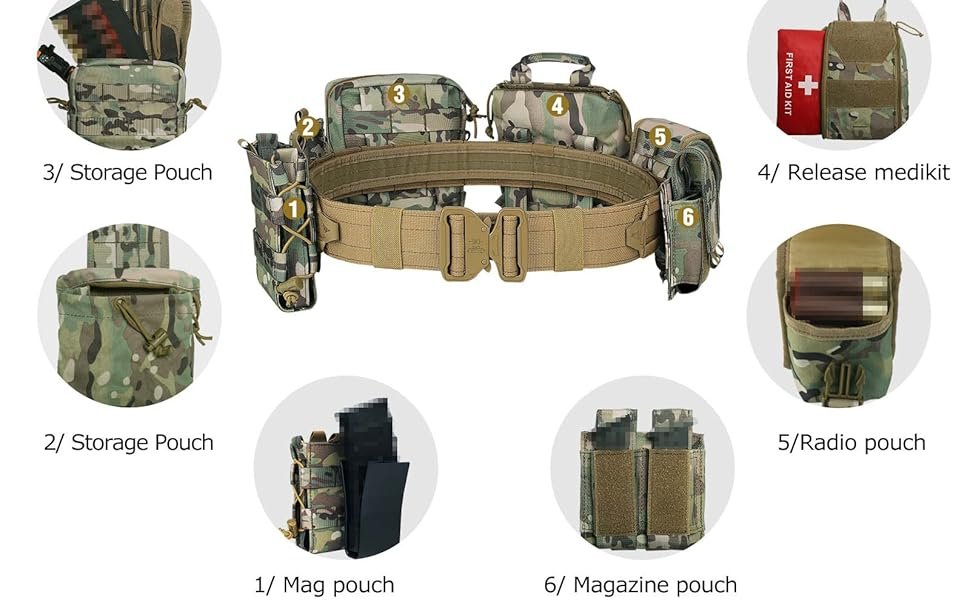 PIKEON tactical belt and battle belt