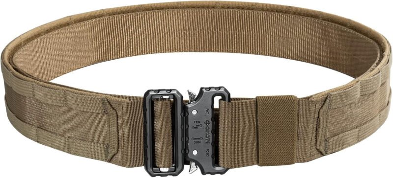 AIKATE Tactical Molle Battle Belt – Quick Release Rigger Combat Belt 1.75″/2.25″ Inner & 2.0″ Outer Heavy Duty