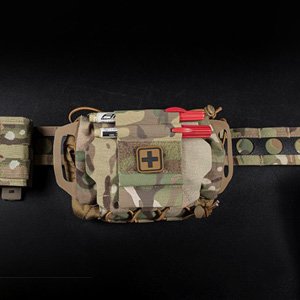 Rapid/Quick Deploy First Aid Kit Pack Tactical IFAK Pouch Two-Piece System