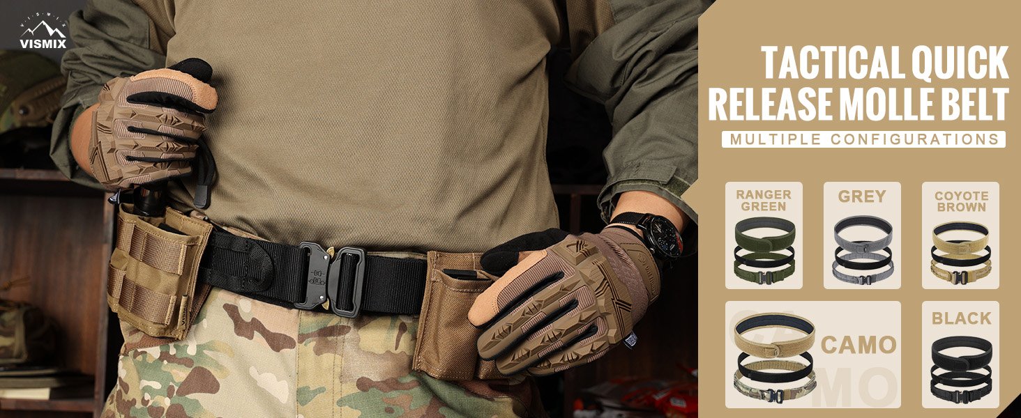 TACTICAL QUICK RELEASE MOLLE BELT