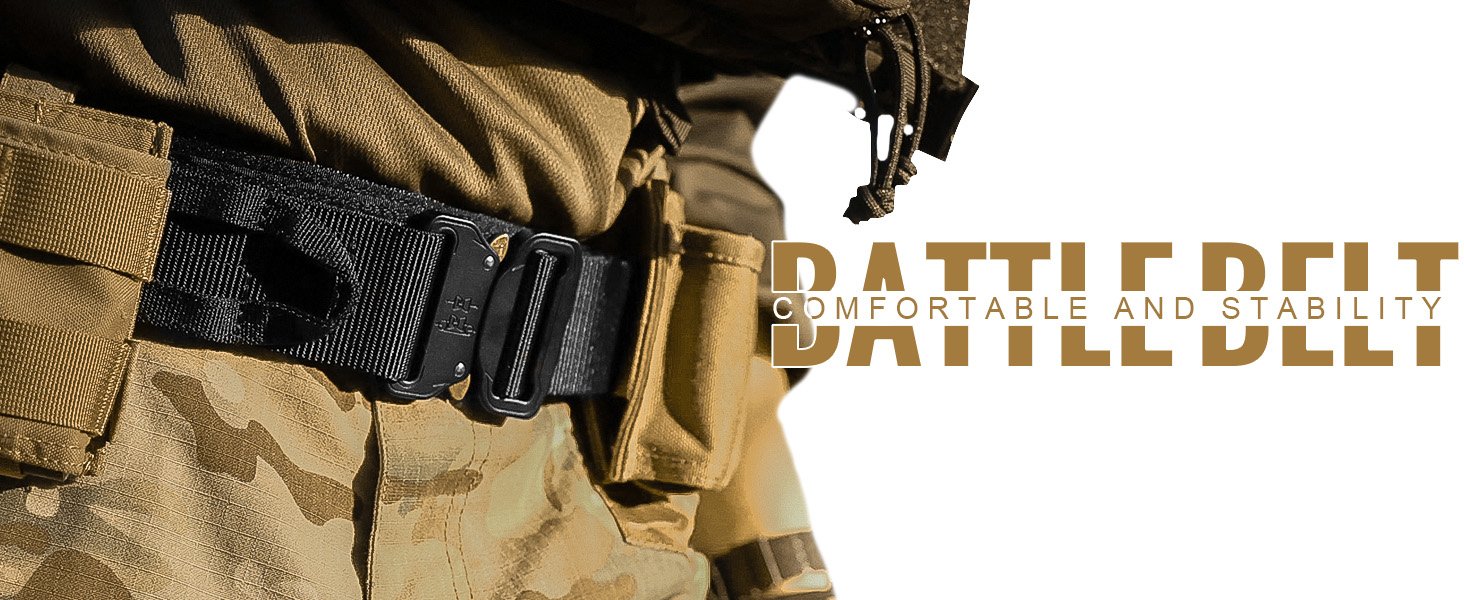 COMFORTABLE AND STABILITY BATTLE BELT