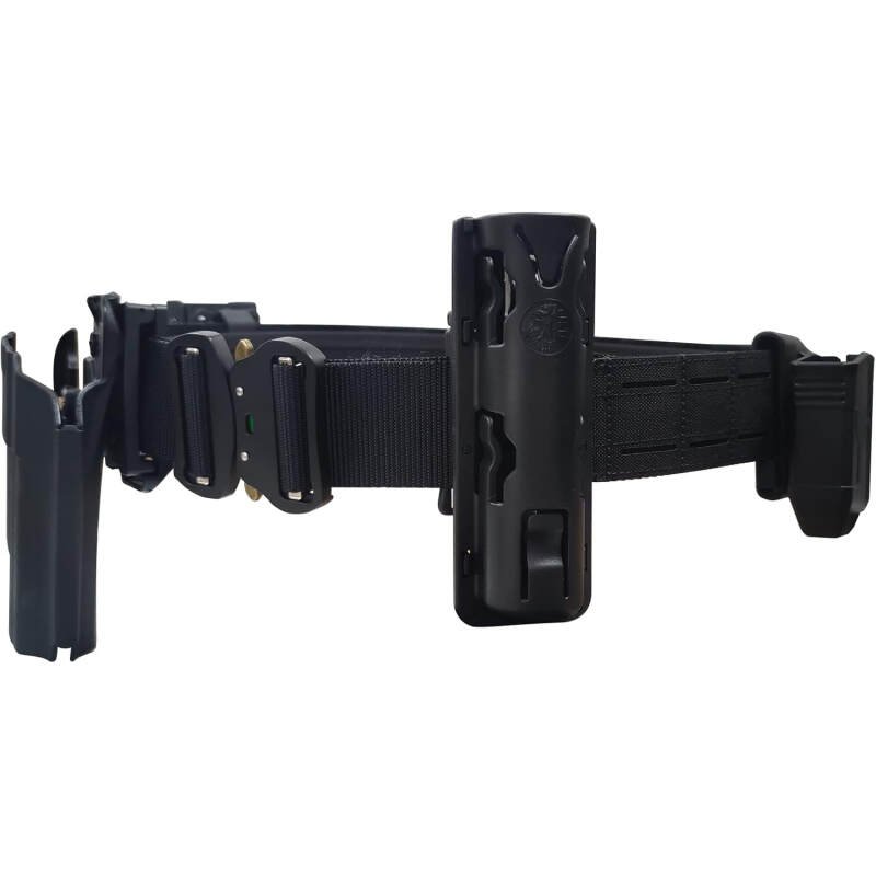 Tactical Battle Belt Law Enforcement Duty Belt Kits Military Style Riggers Belt 5-in-1 Utility Belt rig (Large)
