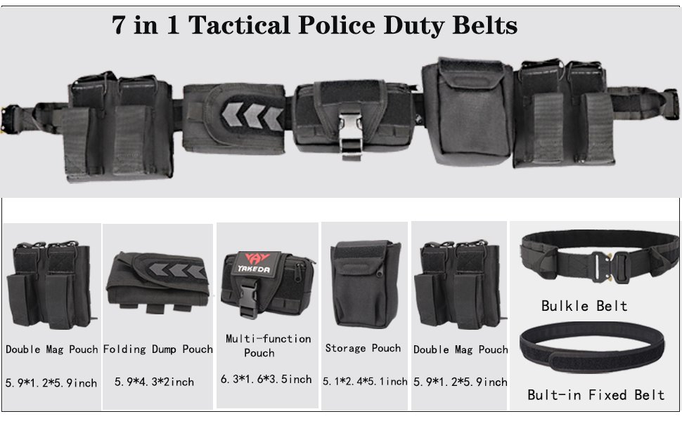 tactical duty belts for law enforcement