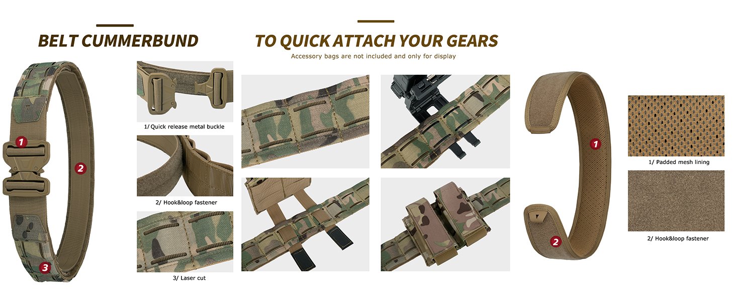 Nylon web work belt