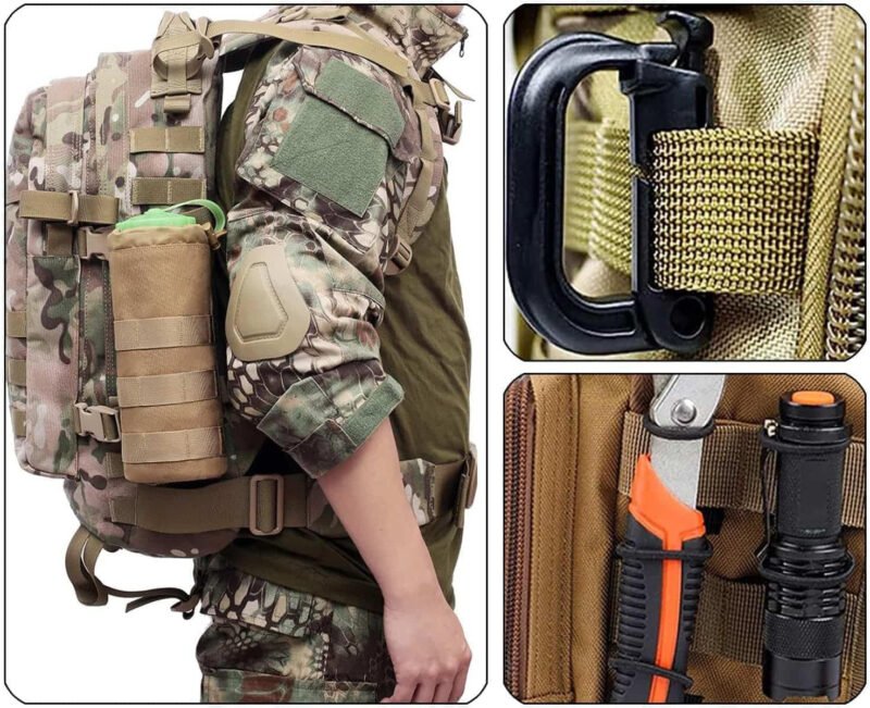 3 Pack Molle Pouches,Utility Tactical Pouches and Tactical Bag Attachments
