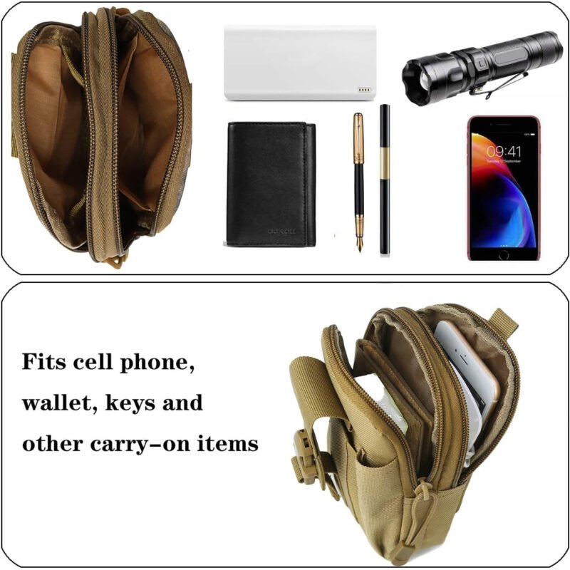 3 Pack Molle Pouches,Utility Tactical Pouches and Tactical Bag Attachments